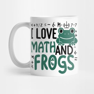 I love maths and frogs Mug